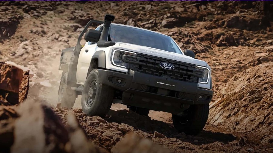 Ranger Super Duty in canyon